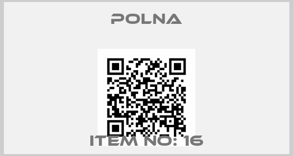 Polna-ITEM NO: 16