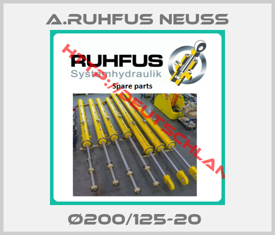 A.Ruhfus Neuss-Ø200/125-20 