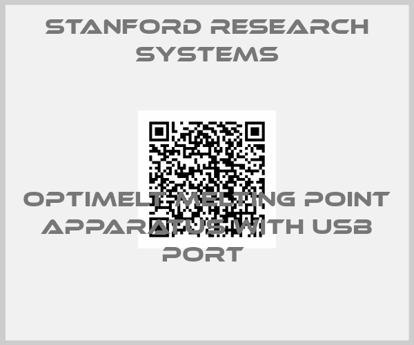 stanford research systems-OPTIMELT MELTING POINT APPARATUS WITH USB PORT 