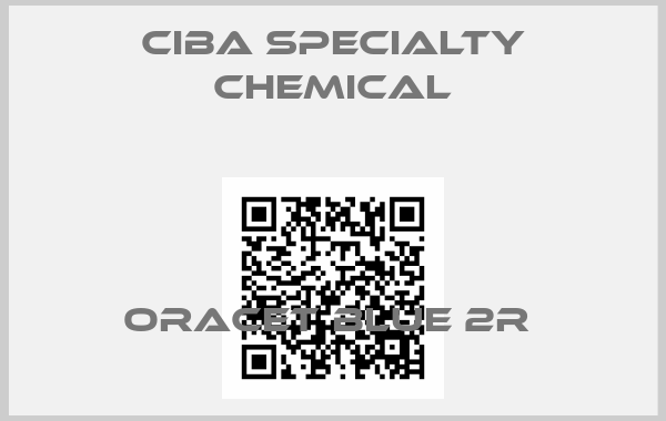 Ciba Specialty Chemical-ORACET BLUE 2R 
