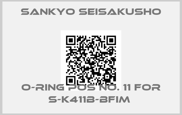 SANKYO SEISAKUSHO-O-RING POS NO. 11 FOR S-K411B-BFIM 