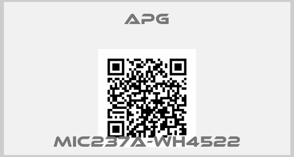 APG-MIC237A-WH4522