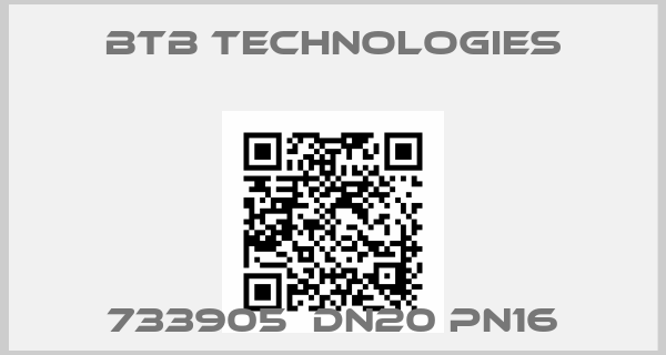 BTB Technologies-733905  DN20 PN16