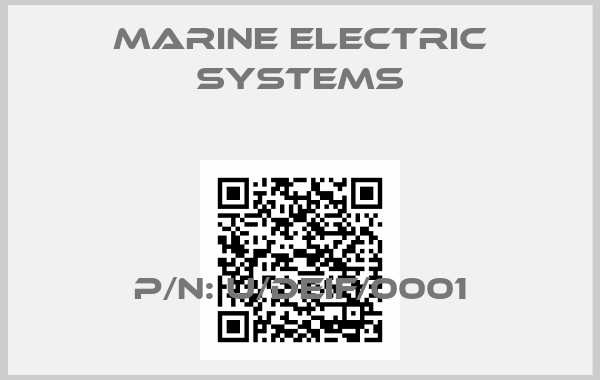 Marine Electric Systems-P/N: U/DEIF/0001