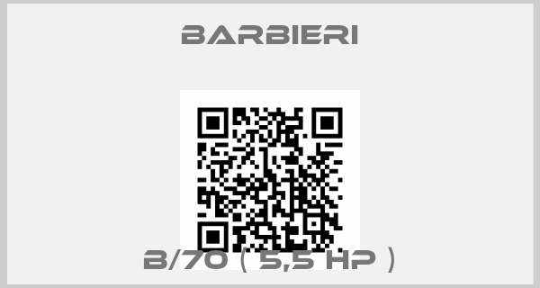 BARBIERI-B/70 ( 5,5 HP )