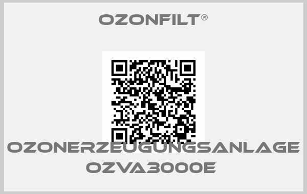 OZONFILT®-OZONERZEUGUNGSANLAGE OZVA3000E 