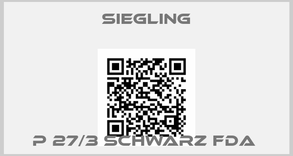 Siegling-P 27/3 SCHWARZ FDA 