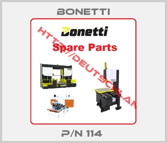 Bonetti-P/N 114 