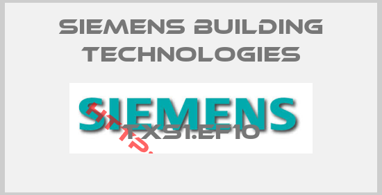 Siemens Building Technologies-TXS1.EF10