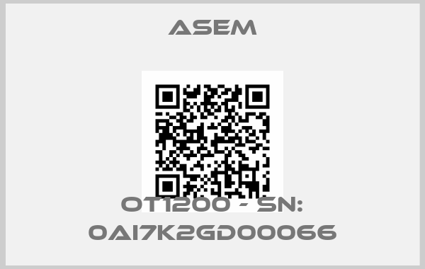 ASEM-OT1200 - SN: 0AI7K2GD00066