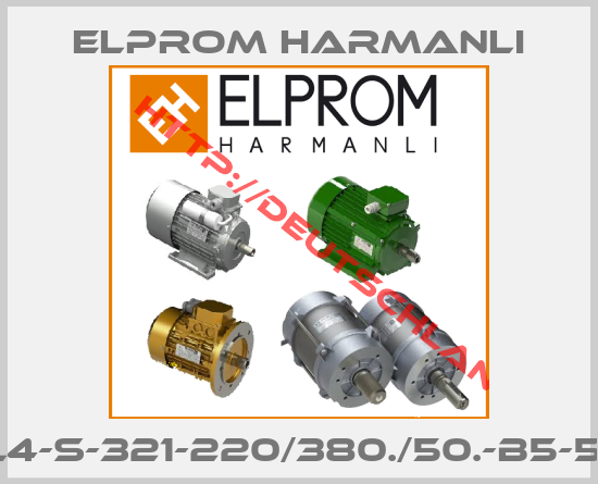 ELPROM HARMANLI-AT160L4-S-321-220/380./50.-B5-55.-FFF-