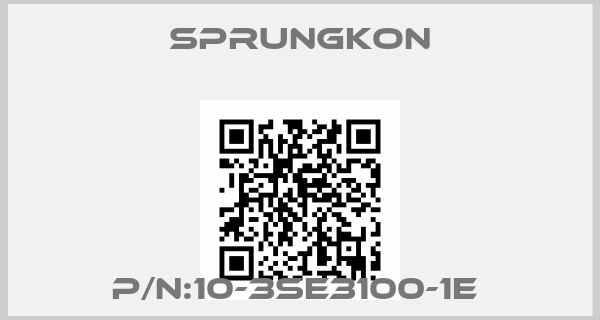SPRUNGKON-P/N:10-3SE3100-1E 