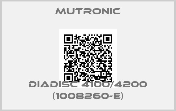 Mutronic-DIADISC 4100/4200 (1008260-E)