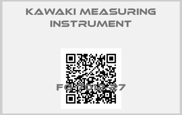 KAWAKI MEASURING INSTRUMENT-FG-7012-27