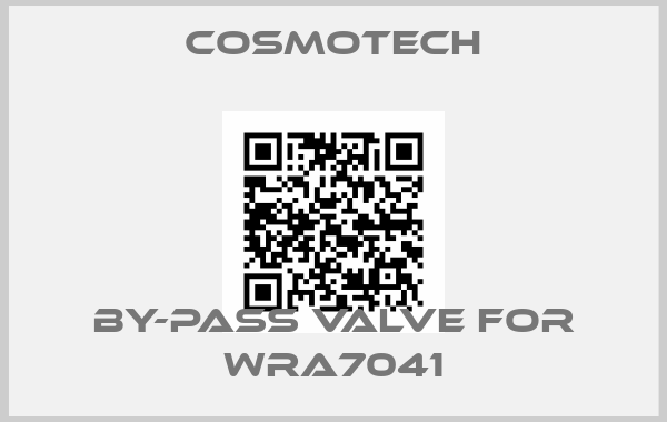 COSMOTECH-by-pass valve for WRA7041
