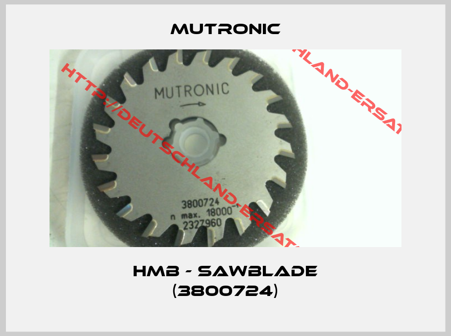Mutronic-HMB - sawblade (3800724)