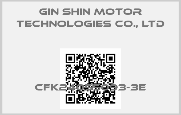 GIN SHIN MOTOR TECHNOLOGIES CO., LTD-CFK24055093-3E