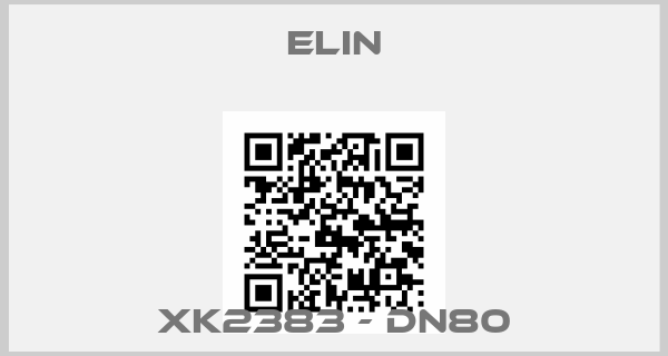 Elin-XK2383 - DN80