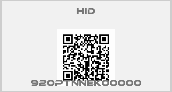 Hid-920PTNNEK00000