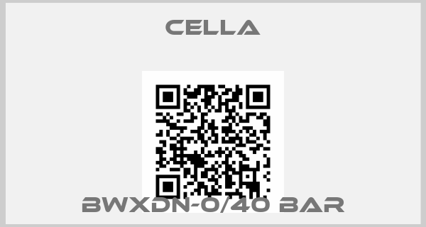 Cella-BWXDN-0/40 bar