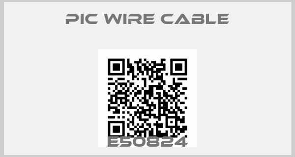 Pic Wire Cable-E50824
