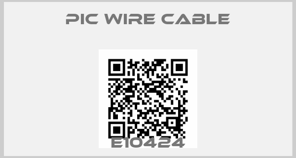 Pic Wire Cable-E10424