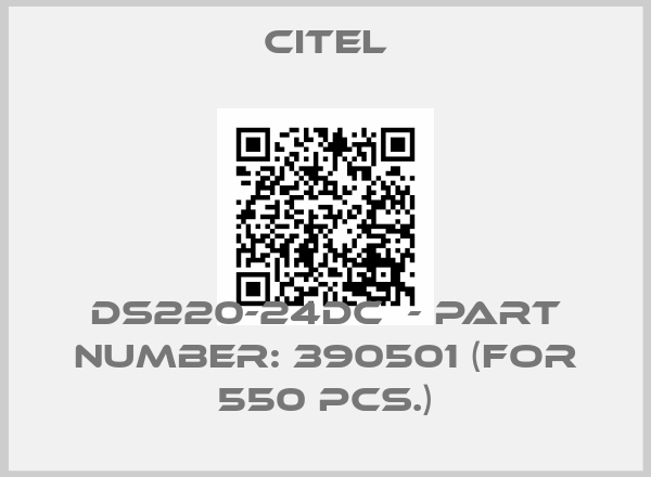 Citel-DS220-24DC  - Part Number: 390501 (for 550 pcs.)
