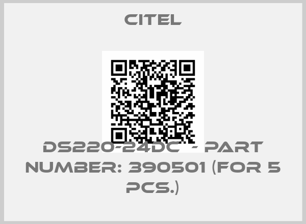 Citel-DS220-24DC  - Part Number: 390501 (for 5 pcs.)