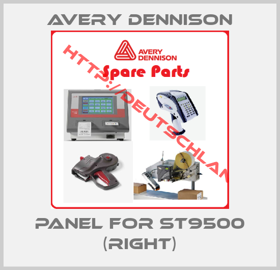 AVERY DENNISON-panel for ST9500 (right)