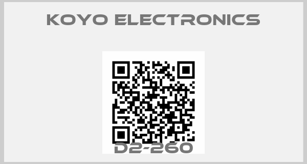 KOYO ELECTRONICS-D2-260