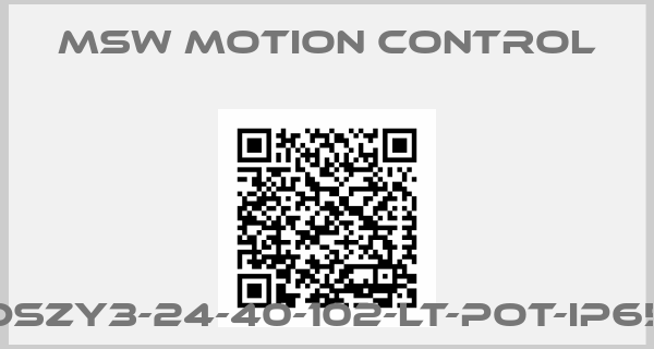 MSW Motion Control-DSZY3-24-40-102-LT-POT-IP65