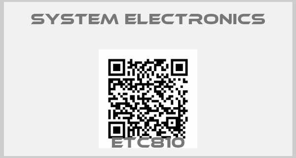 SYSTEM ELECTRONICS-ETC810