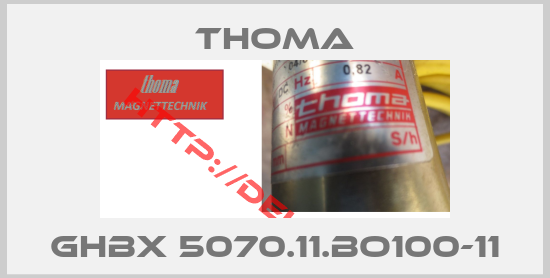 THOMA-GHBX 5070.11.BO100-11