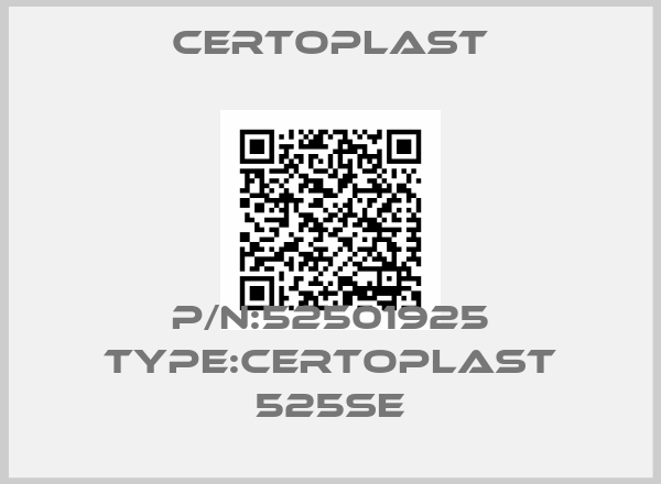 certoplast-P/N:52501925 Type:Certoplast 525se