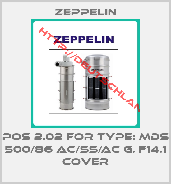ZEPPELIN-POS 2.02 for Type: MDS 500/86 AC/SS/AC G, F14.1 cover
