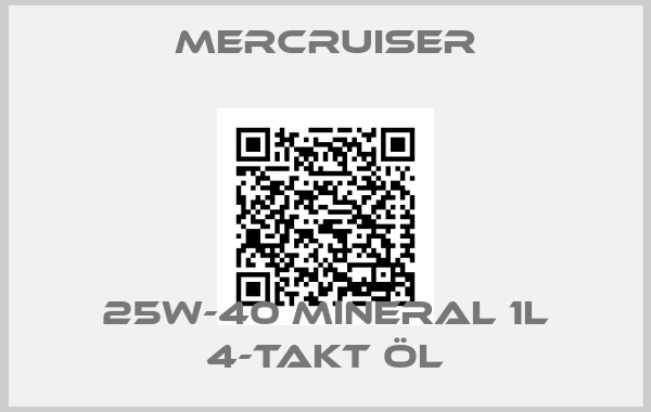 Mercruiser-25W-40 Mineral 1l 4-Takt Öl