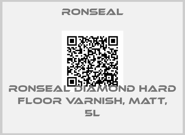 RONSEAL-Ronseal Diamond Hard Floor Varnish, Matt, 5L