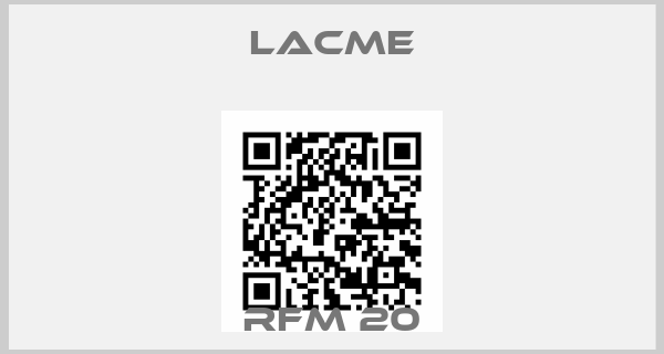 Lacme-RFM 20