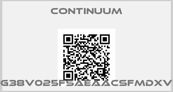 Continuum-G38V025FSAEAACSFMDXV