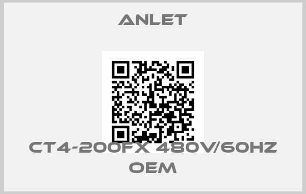 ANLET-CT4-200FX 480V/60HZ oem