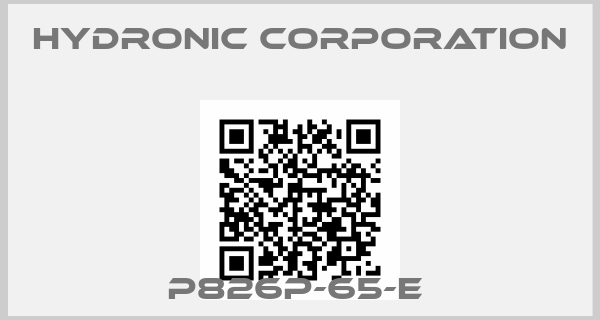 Hydronic Corporation-P826P-65-E 