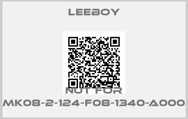 Leeboy-Nut For mk08-2-124-f08-1340-a000
