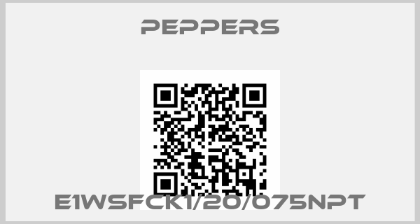 Peppers-E1WSFCK1/20/075NPT