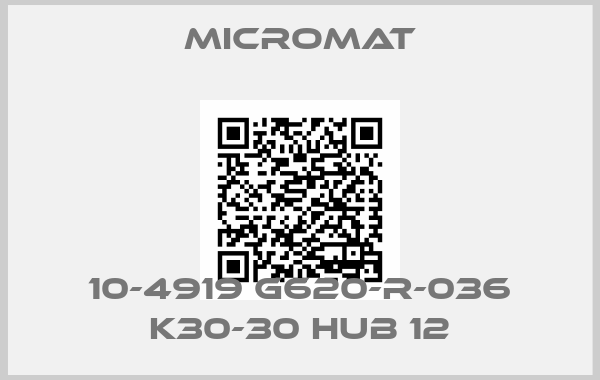 Micromat-10-4919 G620-R-036 K30-30 Hub 12