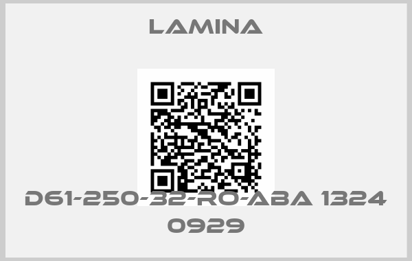 Lamina-D61-250-32-RO-ABA 1324 0929