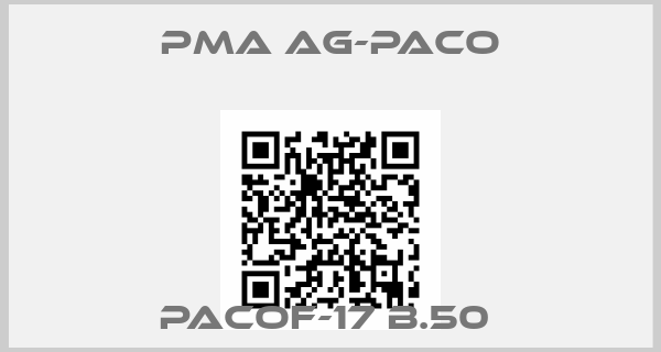 PMA AG-paco-PACOF-17 B.50 