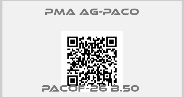 PMA AG-paco-PACOF-26 B.50 
