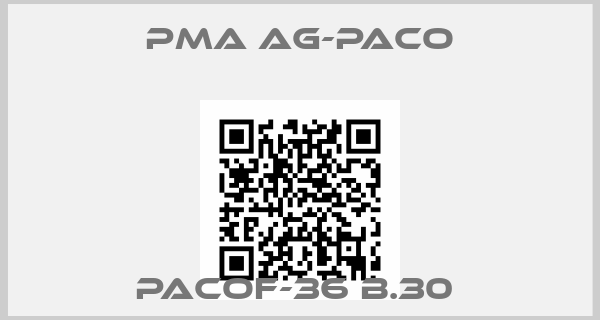 PMA AG-paco-PACOF-36 B.30 