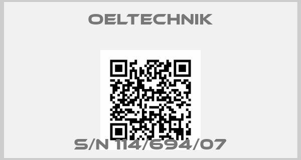 OELTECHNIK-S/N 114/694/07
