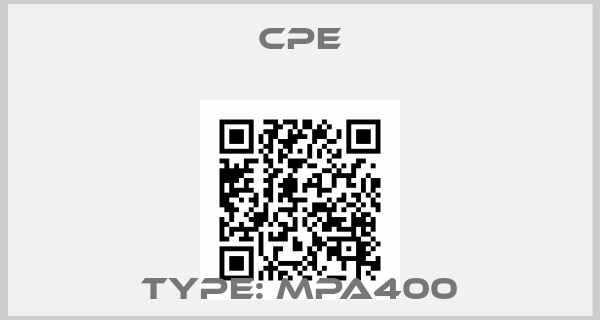 Cpe-Type: MPA400